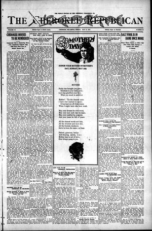 The Cherokee Republican (Cherokee, Okla.), Vol. 20, No. 44, Ed. 1 Friday, May 12, 1922