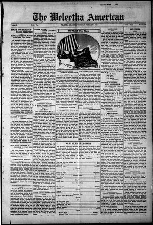 Primary view of object titled 'The Weleetka American (Weleetka, Okla.), Vol. 21, No. 49, Ed. 1 Thursday, February 1, 1923'.