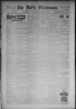 The Daily Oklahoman. (Oklahoma City, Okla. Terr.), Vol. 7, No. 37, Ed. 1 Tuesday, February 12, 1895