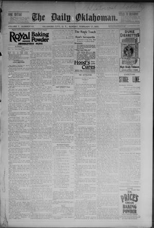 The Daily Oklahoman. (Oklahoma City, Okla. Terr.), Vol. 7, No. 42, Ed. 1 Sunday, February 17, 1895