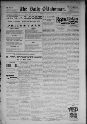 The Daily Oklahoman. (Oklahoma City, Okla. Terr.), Vol. 7, No. 48, Ed. 1 Sunday, February 24, 1895