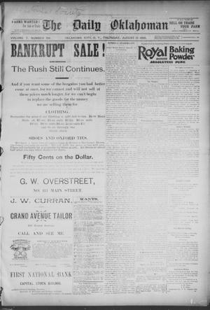 The Daily Oklahoman. (Oklahoma City, Okla. Terr.), Vol. 7, No. 194, Ed. 1 Thursday, August 15, 1895