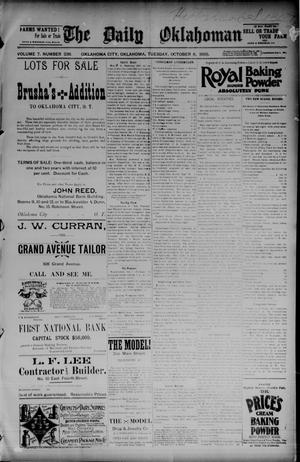 The Daily Oklahoman (Oklahoma City, Okla.), Vol. 7, No. 236, Ed. 1 Tuesday, October 8, 1895