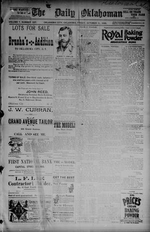 The Daily Oklahoman (Oklahoma City, Okla.), Vol. 7, No. 237, Ed. 1 Friday, October 11, 1895