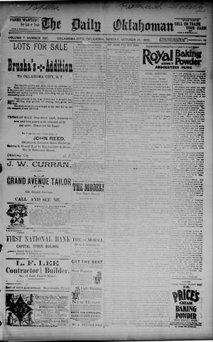 The Daily Oklahoman (Oklahoma City, Okla.), Vol. 7, No. 237, Ed. 1 Sunday, October 13, 1895