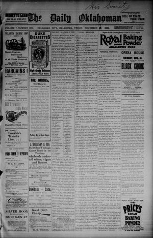 The Daily Oklahoman (Oklahoma City, Okla.), Vol. 7, No. 257, Ed. 1 Friday, November 15, 1895