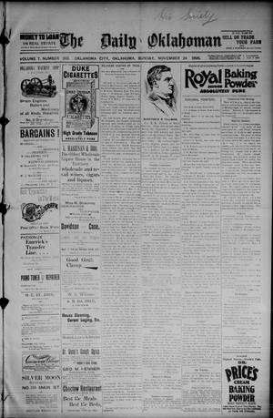 The Daily Oklahoman (Oklahoma City, Okla.), Vol. 7, No. 265, Ed. 1 Sunday, November 24, 1895