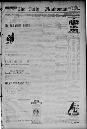 The Daily Oklahoman (Oklahoma City, Okla.), Vol. 8, No. 34, Ed. 1 Sunday, February 9, 1896
