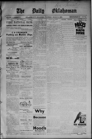 The Daily Oklahoman (Oklahoma City, Okla.), Vol. 8, No. 61, Ed. 1 Thursday, March 12, 1896
