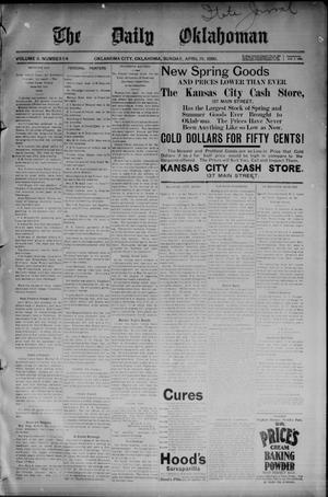 The Daily Oklahoman (Oklahoma City, Okla.), Vol. 8, No. 94, Ed. 1 Sunday, April 19, 1896