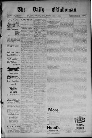The Daily Oklahoman (Oklahoma City, Okla.), Vol. 8, No. 98, Ed. 1 Friday, April 24, 1896