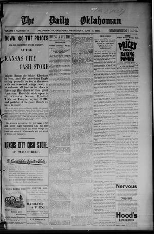 The Daily Oklahoman (Oklahoma City, Okla.), Vol. 8, No. 115, Ed. 1 Wednesday, June 17, 1896
