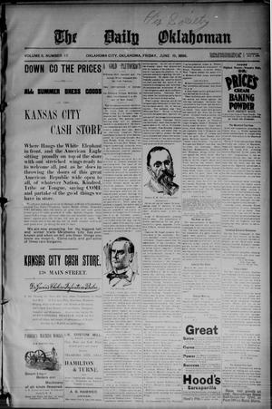 The Daily Oklahoman (Oklahoma City, Okla.), Vol. 8, No. 117, Ed. 1 Friday, June 19, 1896