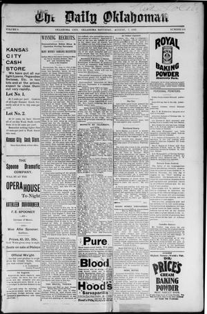 The Daily Oklahoman (Oklahoma City, Okla.), Vol. 9, No. 216, Ed. 1 Saturday, August 7, 1897