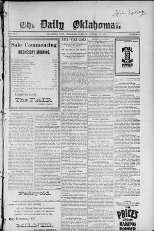 The Daily Oklahoman (Oklahoma City, Okla.), Vol. 9, No. 272, Ed. 1 Tuesday, October 12, 1897