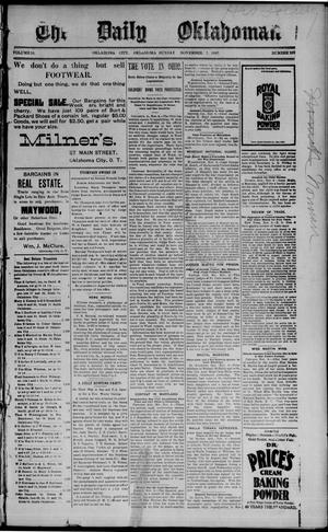 The Daily Oklahoman (Oklahoma City, Okla.), Vol. 10, No. 295, Ed. 1 Sunday, November 7, 1897