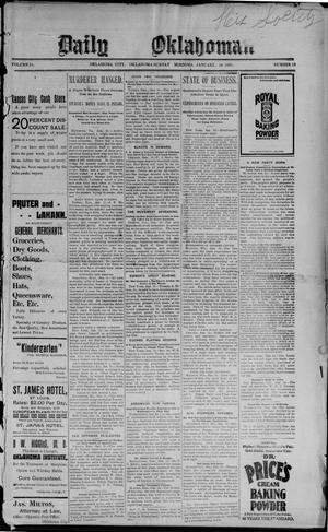 Daily Oklahoman (Oklahoma City, Okla.), Vol. 10, No. 13, Ed. 1 Sunday, January 16, 1898