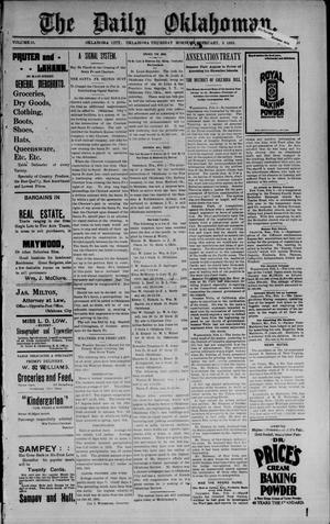The Daily Oklahoman. (Oklahoma City, Okla.), Vol. 10, No. 28, Ed. 1 Thursday, February 3, 1898