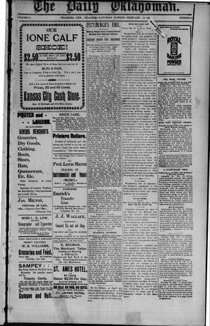The Daily Oklahoman. (Oklahoma City, Okla.), Vol. 10, No. 36, Ed. 1 Saturday, February 12, 1898