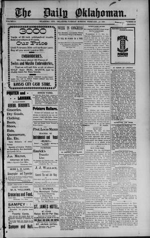 The Daily Oklahoman. (Oklahoma City, Okla.), Vol. 10, No. 38, Ed. 1 Tuesday, February 15, 1898