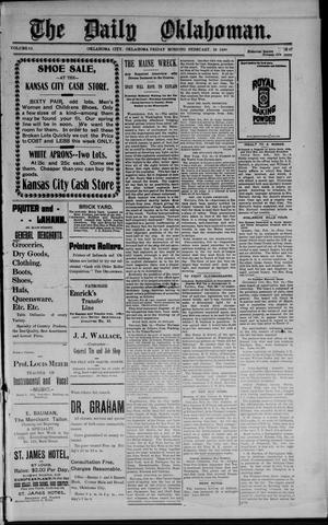 The Daily Oklahoman. (Oklahoma City, Okla.), Vol. 10, No. 47, Ed. 1 Friday, February 25, 1898