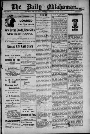 The Daily Oklahoman. (Oklahoma City, Okla.), Vol. 10, No. 58, Ed. 1 Thursday, March 10, 1898
