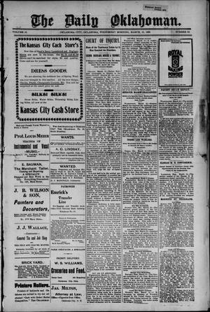 The Daily Oklahoman. (Oklahoma City, Okla.), Vol. 10, No. 62, Ed. 1 Wednesday, March 16, 1898
