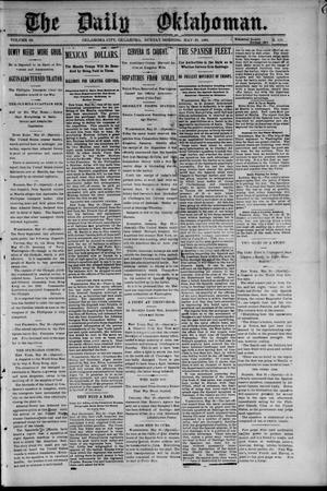 Primary view of object titled 'The Daily Oklahoman. (Oklahoma City, Okla.), Vol. 10, No. 128, Ed. 1 Sunday, May 29, 1898'.