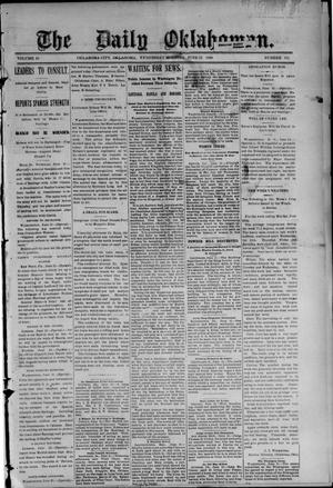 The Daily Oklahoman. (Oklahoma City, Okla.), Vol. 10, No. 152, Ed. 1 Wednesday, June 22, 1898