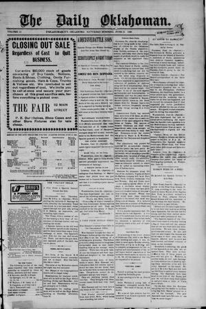 The Daily Oklahoman. (Oklahoma City, Okla.), Vol. 10, No. 155, Ed. 1 Saturday, June 25, 1898