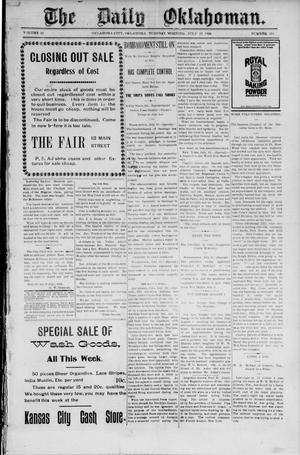The Daily Oklahoman. (Oklahoma City, Okla.), Vol. 10, No. 169, Ed. 1 Tuesday, July 12, 1898