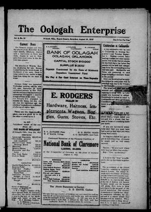 Oologah Enterprise (Oologah, Okla.), Vol. 2, No. 13, Ed. 1 Saturday, August 16, 1913