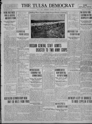 Primary view of object titled 'The Tulsa Democrat (Tulsa, Okla.), Vol. 10, No. 326, Ed. 1 Wednesday, September 2, 1914'.