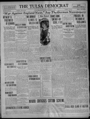 Primary view of object titled 'The Tulsa Democrat (Tulsa, Okla.), Vol. 11, No. 49, Ed. 1 Sunday, October 11, 1914'.