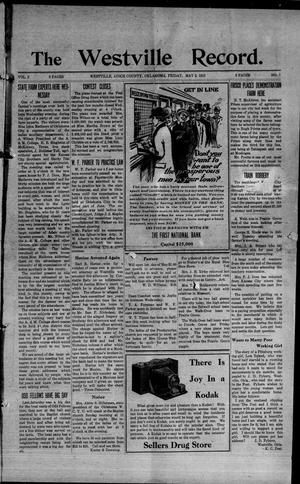 The Westville Record. (Westville, Okla.), Vol. 2, No. 7, Ed. 1 Friday, May 2, 1913