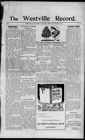 The Westville Record. (Westville, Okla.), Vol. 2, No. 39, Ed. 1 Friday, December 12, 1913