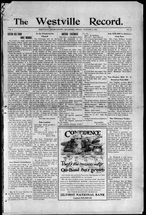 The Westville Record. (Westville, Okla.), Vol. 3, No. 42, Ed. 1 Friday, January 1, 1915