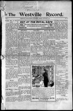 The Westville Record. (Westville, Okla.), Vol. 4, No. 43, Ed. 1 Friday, January 7, 1916