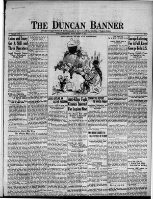 The Duncan Banner (Duncan, Okla.), Vol. 32, No. 14, Ed. 1 Friday, October 19, 1923