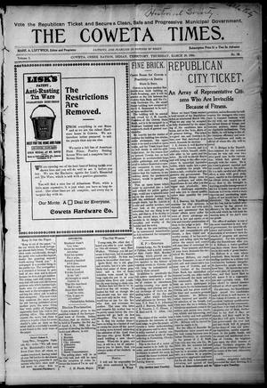 The Coweta Times. (Coweta, Indian Terr.), Vol. 1, No. 38, Ed. 1 Thursday, March 29, 1906