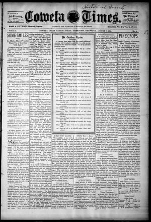 Coweta Times. (Coweta, Indian Terr.), Vol. 2, No. 4, Ed. 1 Thursday, August 9, 1906