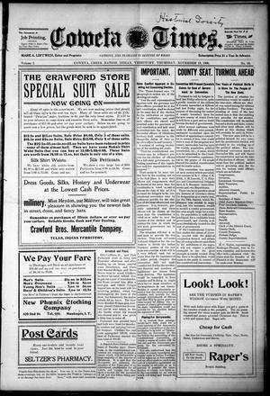 Coweta Times. (Coweta, Indian Terr.), Vol. 2, No. 18, Ed. 1 Thursday, November 15, 1906
