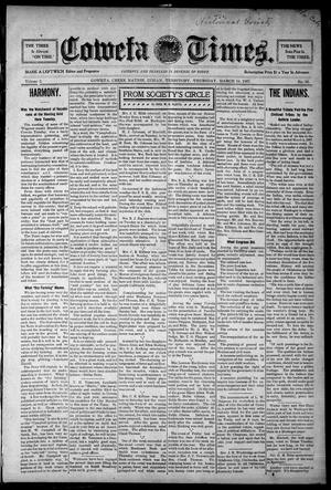 Coweta Times. (Coweta, Indian Terr.), Vol. 2, No. 35, Ed. 1 Thursday, March 14, 1907