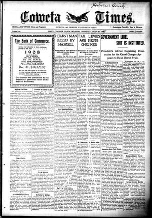 Coweta Times. (Coweta, Okla.), Vol. 4, No. 26, Ed. 1 Thursday, January 21, 1909