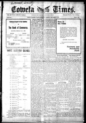 Coweta Times. (Coweta, Okla.), Vol. 5, No. 9, Ed. 1 Thursday, September 9, 1909
