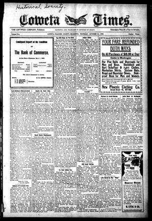Coweta Times. (Coweta, Okla.), Vol. 5, No. 15, Ed. 1 Thursday, October 21, 1909