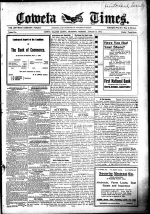 Coweta Times. (Coweta, Okla.), Vol. 5, No. 27, Ed. 1 Thursday, January 13, 1910