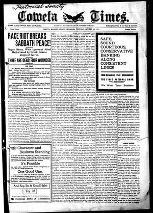 Coweta Times. (Coweta, Okla.), Vol. 7, No. 16, Ed. 1 Thursday, October 26, 1911