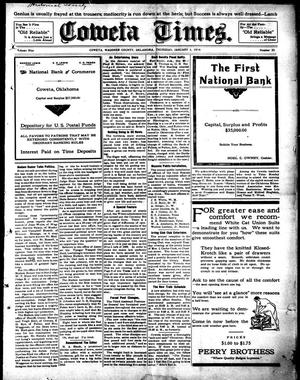 Coweta Times. (Coweta, Okla.), Vol. 9, No. 25, Ed. 1 Thursday, January 1, 1914