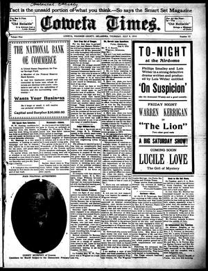 Coweta Times. (Coweta, Okla.), Vol. 9, No. 52, Ed. 1 Thursday, July 9, 1914